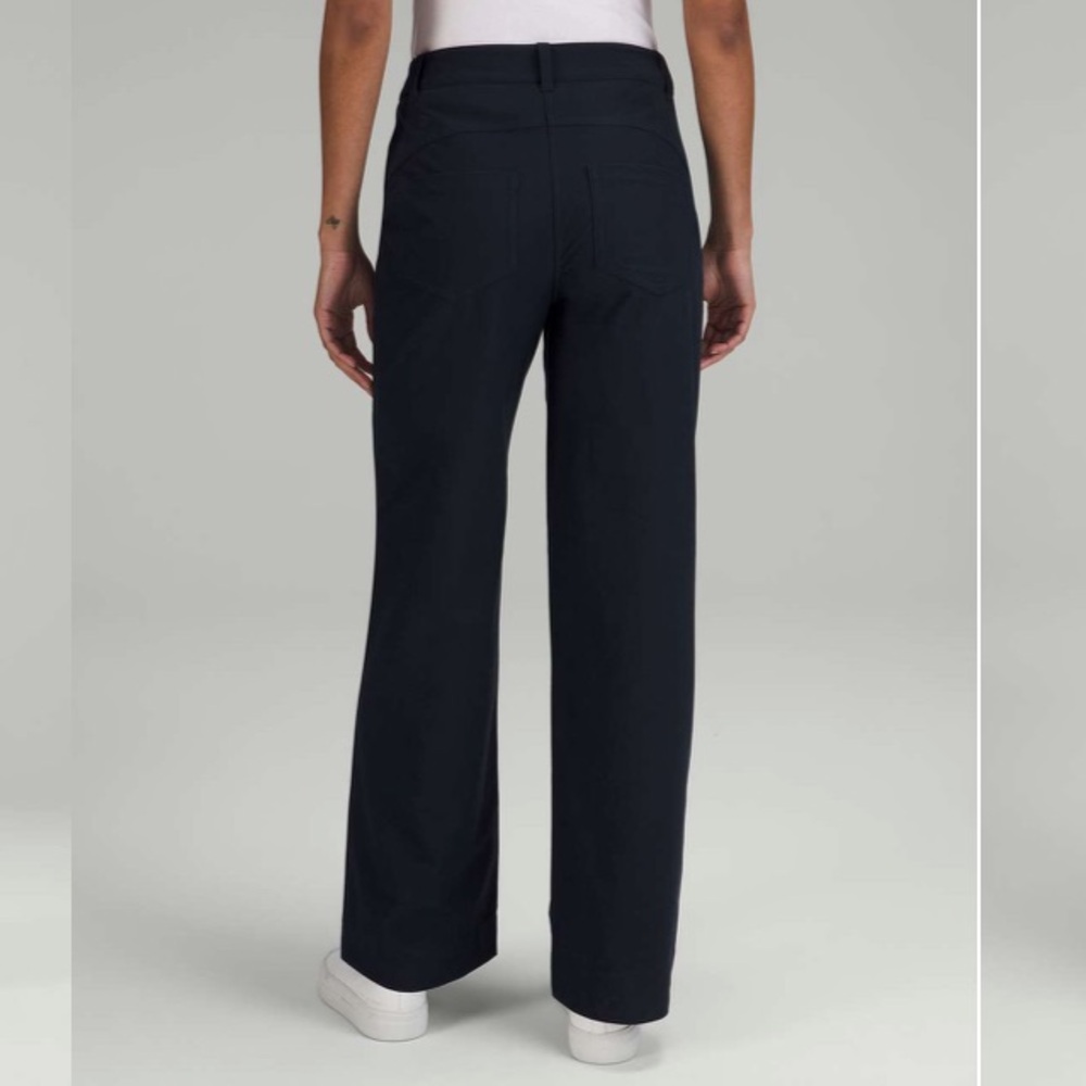 lululemon athletica Navy Wide-Leg Trousers